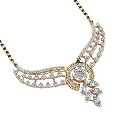 Diamond Mangalsutra (With Chain)